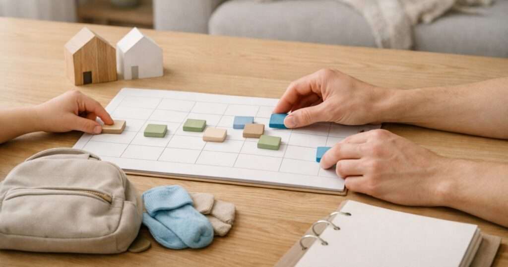 Barnets bopæl og delt bopæl: Regler & flytning